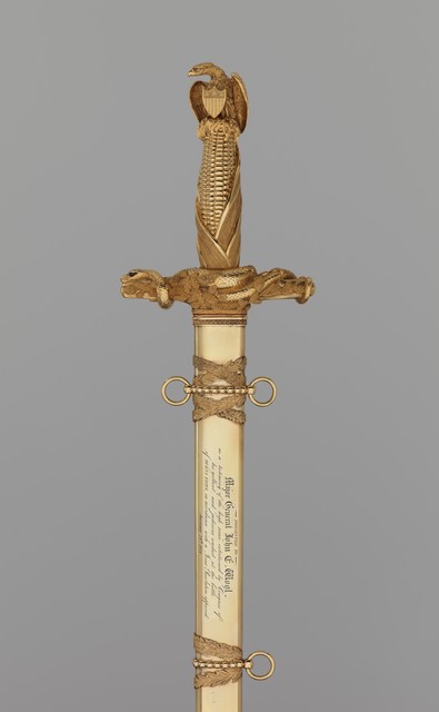 Samuel Jackson, ‘Congressional Presentation Sword and Scabbard of Major General John E. Wool (1784–1869)’, 1854–1855, The Metropolitan Museum of Art