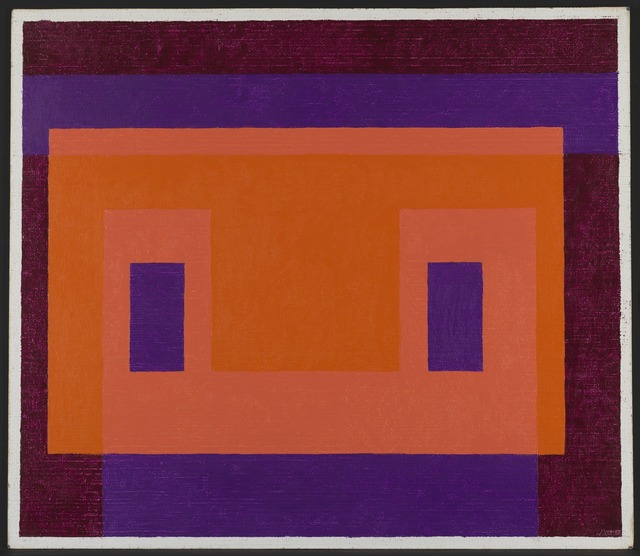 Josef Albers Variant/Adobe, Orange Front (19481958) Artsy