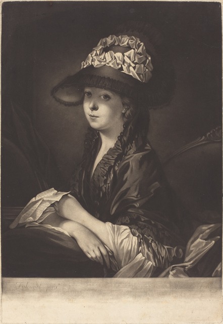 James Watson after Pierre-Etienne Falconet, ‘Lucinda, Miss Moore’, 1772, National Gallery of Art, Washington, D.C.