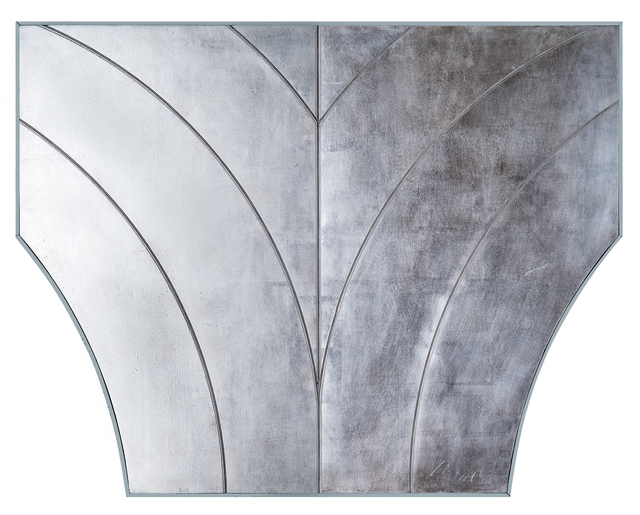 George Dunbar, ‘Abstract Arc No. 1’, Painting, Palladium over white clay, Callan Contemporary