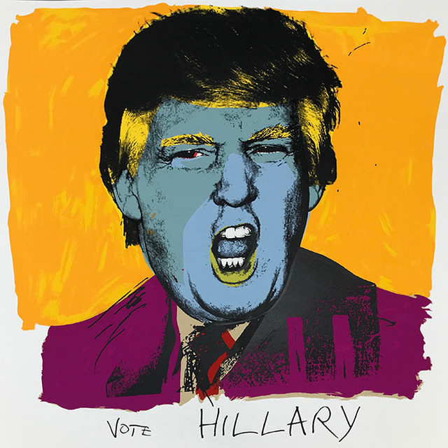 Deborah Kass, ‘Vote Hillary’, 2016, Print, Silkscreen on 320gsm Stonehenge, End to End Gallery