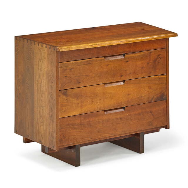 George Nakashima, ‘Four-Drawer Chest, New Hope, PA’, 1958, Rago/Wright