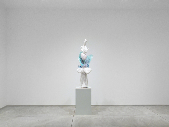 Katrina Moorhead, ‘tree full of love’, 2019, Sculpture, Liquistone, acrylic paint, feathers, chicken wire, pine, MDF, Inman Gallery