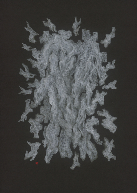 Li Chen, ‘黑卡 209.19 Black Cardboard 209.19’, 2020, Painting, Mixed Media, Asia Art Center