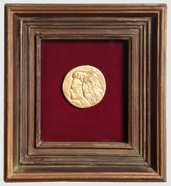 Márcia Beatriz Granero, ‘Nobel JJ’, 2013, Sculpture, Golden Ceramic Medal, IFAC Arts