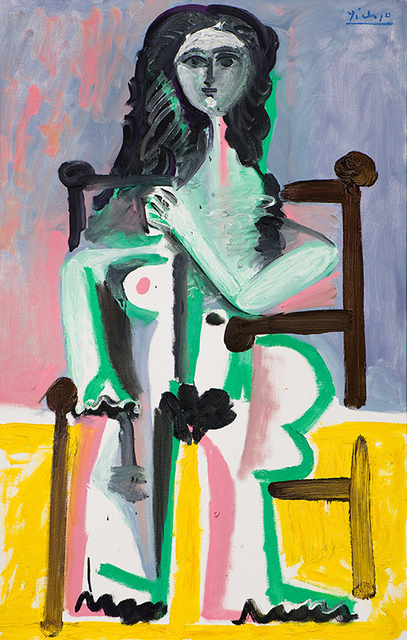 Pablo Picasso, ‘Nu assis dans un fauteuil (II)’, 1963, Vancouver Art Gallery