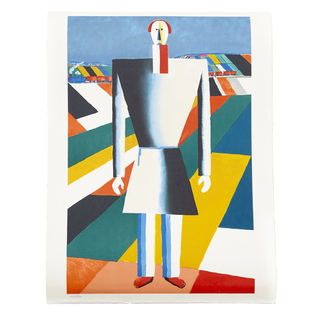 Kasimir Severinovich Malevich, ‘"Peasant in the Fields" Lithography’, 1992, DADA STUDIOS