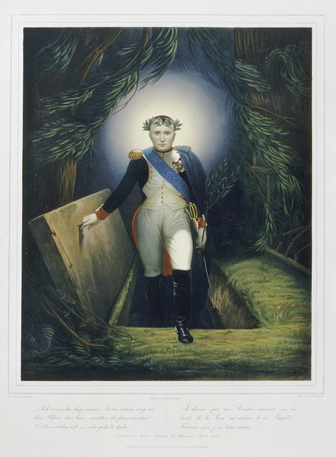 Jean-Pierre-Marie Jazet, ‘Napoléon sortant de son tombeau (Napoleon emerging from his tomb), after Jean Joseph Bastier de Bez’, 1860, Château de Fontainebleau