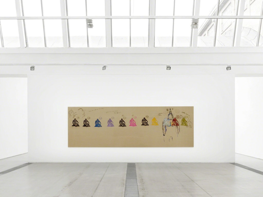 Installation view of Bjarne Melgaard’s ‘Untitled, 1999’, Faurschou Foundation, Bejing, 2015. Photo by Jonathan Leijonhufvud, © Faurschou Foundation Installation view of Bjarne Melgaard’s ‘Untitled, 1999’, Faurschou Foundation, Bejing, 2015. Photo by Jonathan Leijonhufvud, © Faurschou Foundation