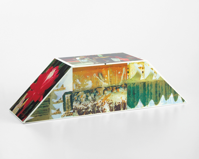 Robert Rauschenberg, ‘Tibetan Keys (Double Bevel), from Tibetan Keys and Locks’, 1987, Sculpture, Steel multiple with screenprinted decals, hand-coloring in screenprinting ink and polyurethane clear coat., Phillips