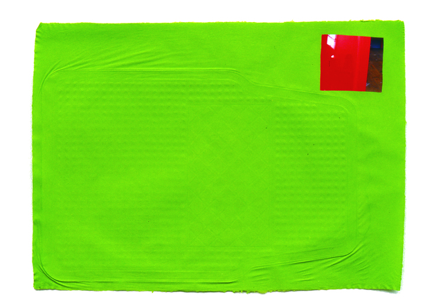 Jessica Stockholder, ‘Green Wrinkles’, 2005, Dieu Donné
