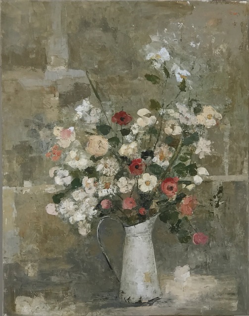 Ġoxwa, ‘Flowers’, Painting, Oil and wax on canvas, Hugo Galerie