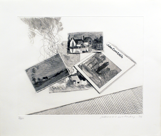 David Hockney, ‘For John Constable’, 1976, Print, Etching, Bernard Jacobson Gallery