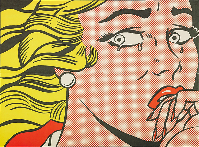 Roy Lichtenstein, ‘Crying Girl’, 1963, Print, Offset lithograph in colors (mailer), Rago/Wright