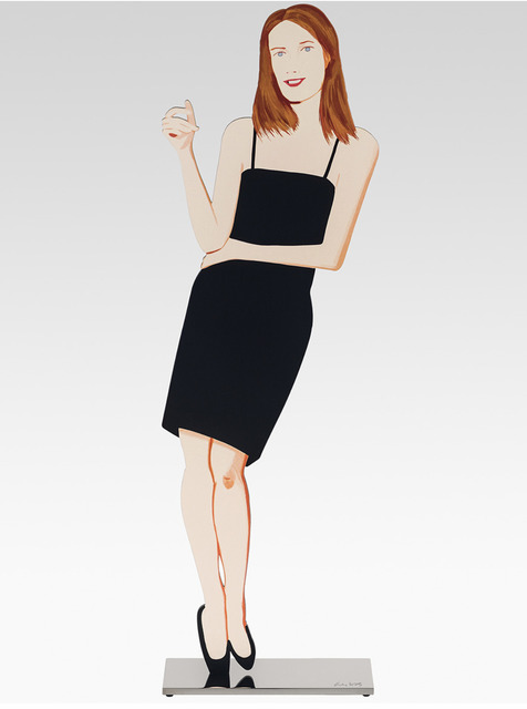 Alex Katz, ‘Black dress 4 (Sharon)’, 2018, Opera Gallery