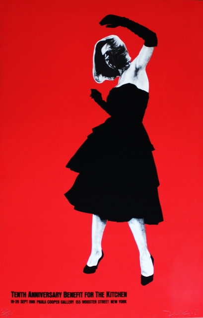Robert Longo, ‘Tenth Anniversary Benefit for the Kitchen (NYC Alternative Space) from the collection of artist Bill Radawec’, 1981, Alpha 137 Gallery