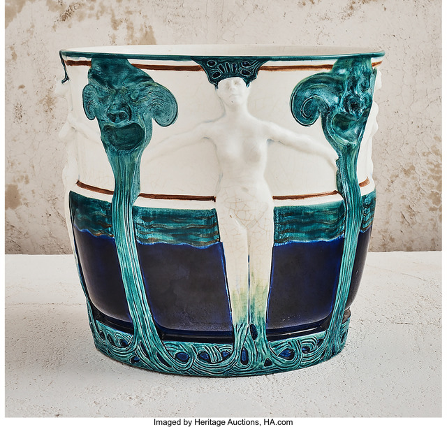 Alf Wallander, ‘Female and Beast Bowl’, circa 1900, Heritage Auctions