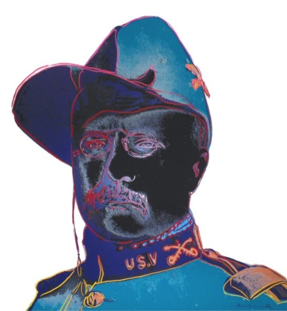 Andy Warhol, ‘Teddy Roosevelt, from Cowboys and Indians, F.S. II 386’, 1986, Print, Screen print, Lush Art Agency