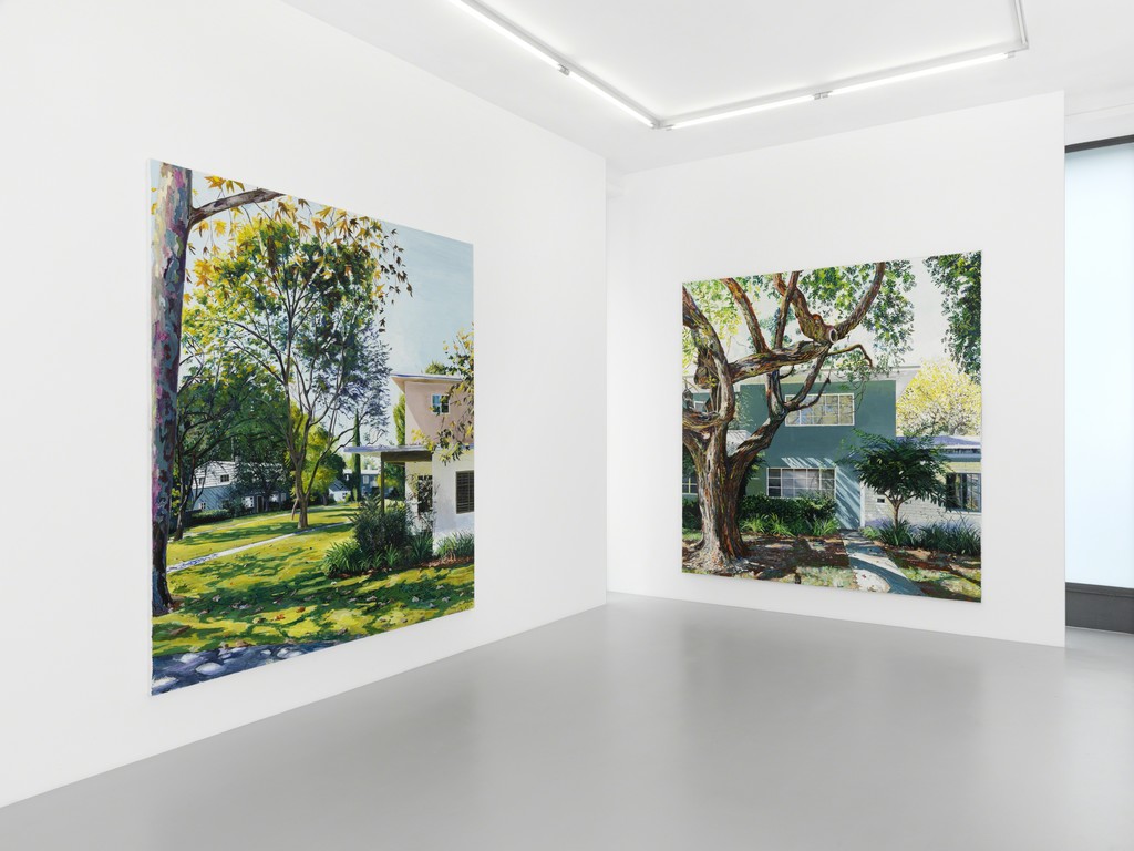 Yves Bélorgey, Baldwin Hills Village (Village Green), Galerie Xippas, Geneva, Switzerland, 2016. ©Annik Wetter Yves Bélorgey, Baldwin Hills Village (Village Green), Galerie Xippas, Geneva, Switzerland, 2016. ©Annik Wetter