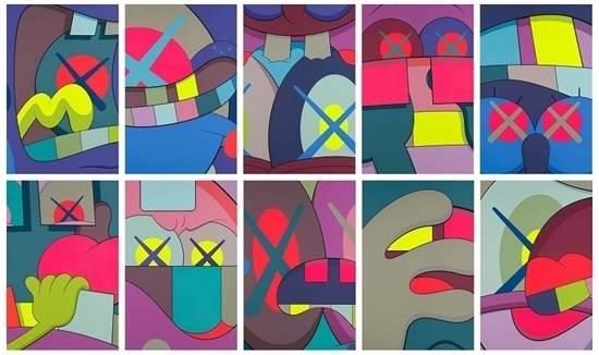 KAWS, ‘Ups And Downs (complete set of 10)’, 2013, Carmichael Gallery