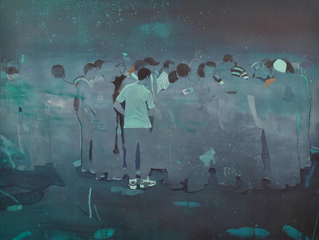 Nabil El Makhloufi, ‘La Foule’, 2018, L'Atelier 21