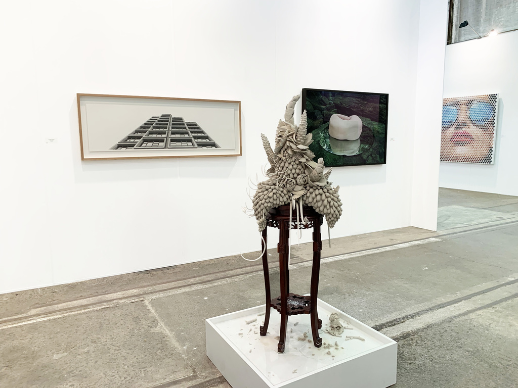 MAY SPACE at Booth G09, Installation 2 - 12th September, 2019 featuring:
Catherine O'Donnell, 'Sirius', 2018, charcoal on paper.
Ruth Ju-Shih Li, ephemeral, time-based installation, 2019.
Nicole Welch, 'W I L D #1 - prelude', 2019, giclée print on archival fine art paper 1/6 + 2AP. MAY SPACE at Booth G09, Installation 2 - 12th September, 2019 featuring:
Catherine O'Donnell, 'Sirius', 2018, charcoal on paper.
Ruth Ju-Shih Li, ephemeral, time-based installation, 2019.
Nicole Welch, 'W I L D #1 - prelude', 2019, giclée print on archival fine art paper 1/6 + 2AP.