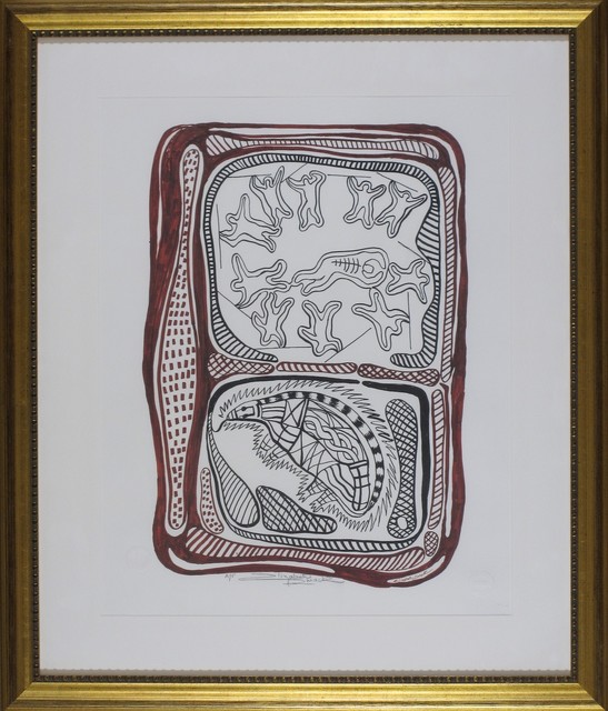Elizabeth Durack, ‘Piggi-Billa Porcupine’, 1999, Print, Limited Edition, Wentworth Galleries