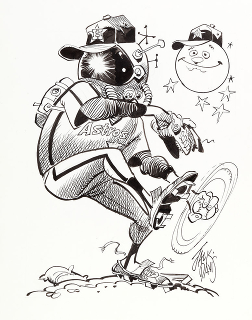 Jack Davis, ‘ Houston Astros’, 1990, The Illustrated Gallery
