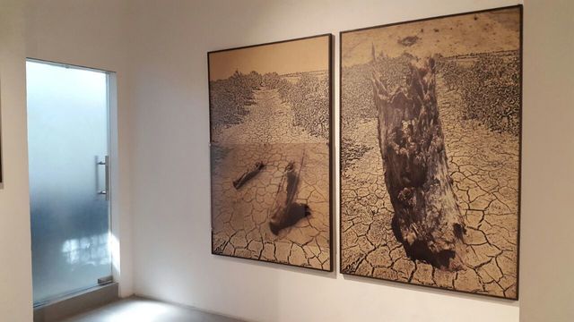 Sonia Mehra Chawla, ‘Residue I’, 2016, Mixed Media, - Photograph and Hand - made Serigraph on Wood - Plexiglass and Acrylic Sheets, Exhibit 320