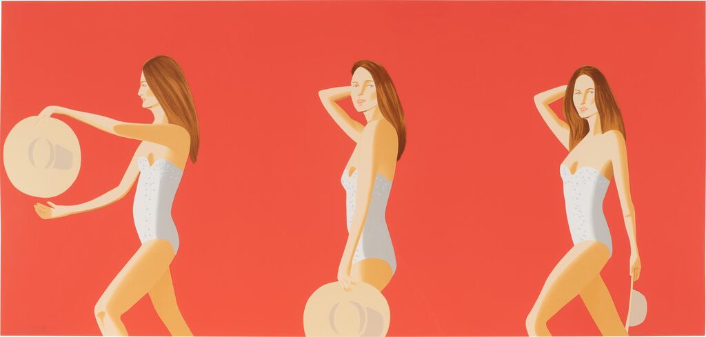 Alex Katz - Ariel (Red)
