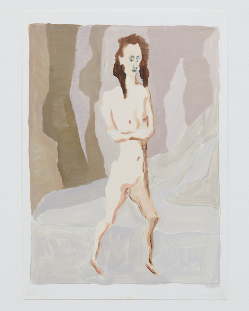 Hiro Kunikawa, ‘Portraits of People in the Distance’, 2016, Drawing, Collage or other Work on Paper, Oil on paper, Tomio Koyama Gallery