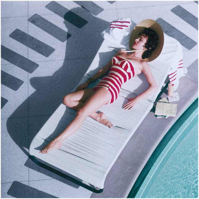 Slim Aarons, ‘Mara Lane at the Sands’, 1954, Photography, Lambda print, IFAC Arts