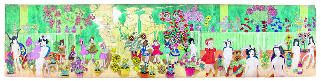 Henry Darger, ‘Statues strangling children’, 1910-1970, Musée d'Art Moderne de la Ville de Paris