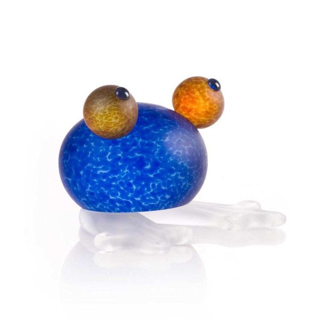 Borowski Glass, ‘Frosch/Frog Paperweight: 24-01-53 in Blue’, 2018, Art Leaders Gallery
