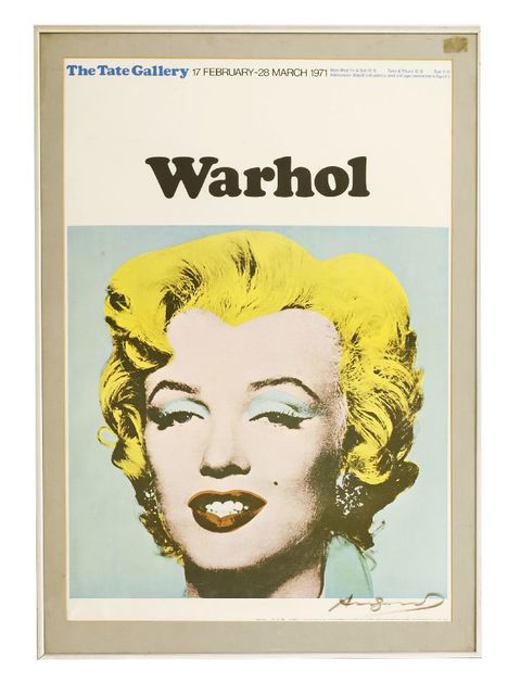 Andy Warhol, ‘EXHIBITION POSTER, for 1971 exhibition’, Sworders
