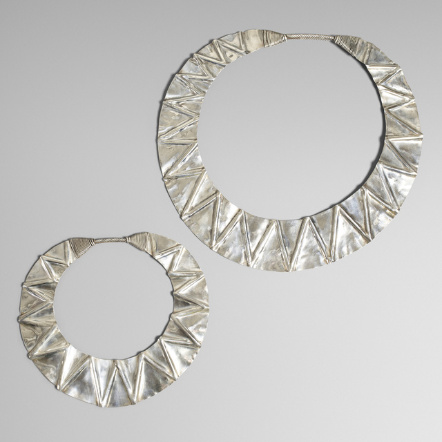 ‘Necklaces, set of two’, Jewelry, Silver, Rago/Wright