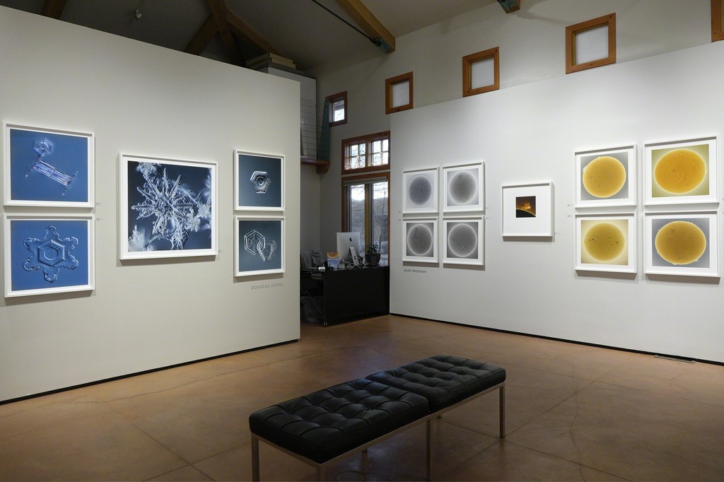 FIRE AND ICE, images by Alan Friedman and Douglas Levere – installed at photo-eye Gallery. FIRE AND ICE, images by Alan Friedman and Douglas Levere – installed at photo-eye Gallery.