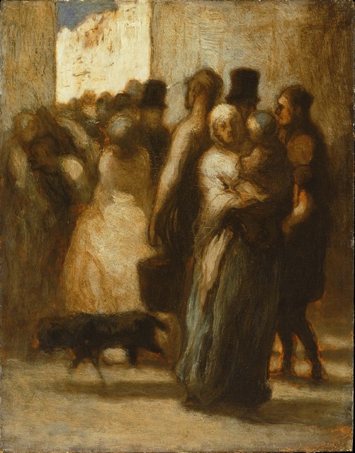 Honoré Daumier, ‘To the Street’, 1840s, Phillips Collection