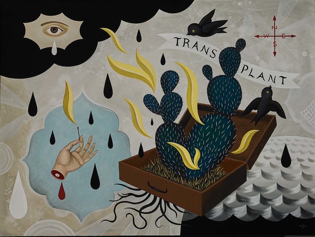 Anne Faith Nicholls, ‘Transplant’, 2018, Painting, Acrylic on canvas, Martin Lawrence Galleries