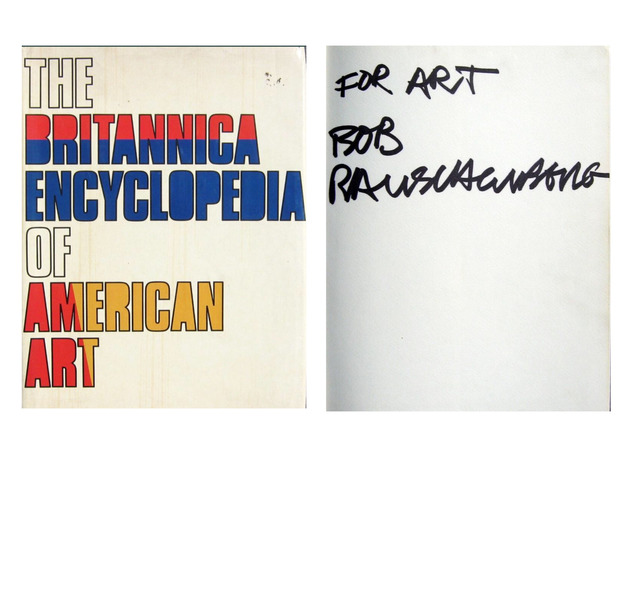 Robert Rauschenberg, ‘"For ART",1980, Signed with Satire Inscription’, ca. 1980, VINCE fine arts/ephemera