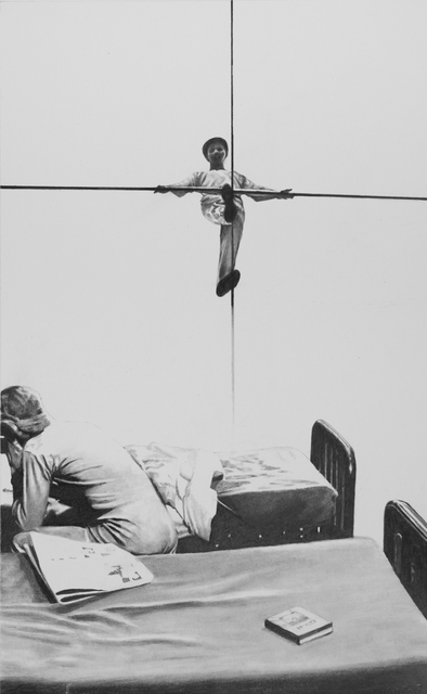 Martin Mull, ‘Aspiration ’, 2015, Drawing, Collage or other Work on Paper, Graphite on Paper, Iris Project