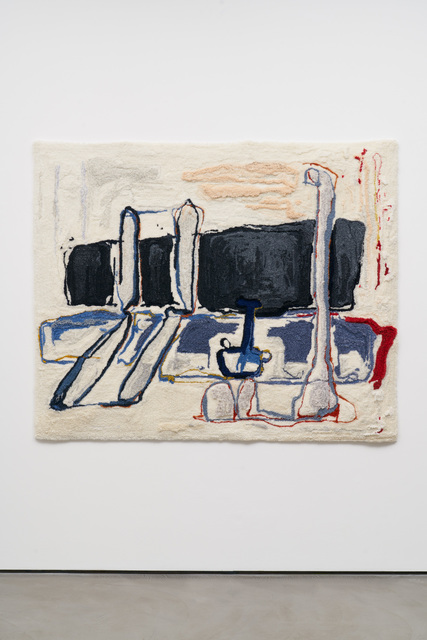 Pia Ferm, ‘view from the north slope’, 2019, Textile Arts, Hand tufted wool rug, Galerie Judith Andreae