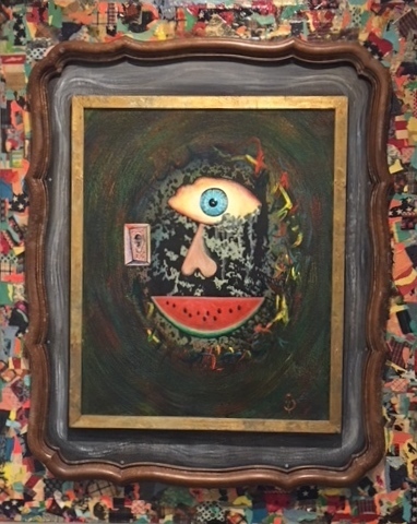Bert L. Long, Jr, ‘Inheritance’, 1983, Painting, Acrylic Painting on Canvas Mounted on Wood, Deborah Colton Gallery
