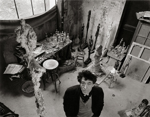 Robert Doisneau, ‘Alberto Giacometti dans son atelier (Alberto Giacometti in his atelier)’, 1957, Musée Rodin