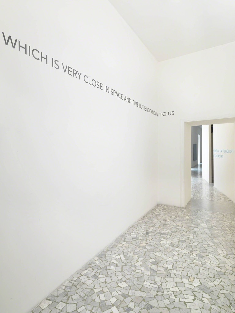 Robert Barry - troublesome - partial view of the exhibition - March 2011 - Galleria Alfonso Artiaco, Napoli Robert Barry - troublesome - partial view of the exhibition - March 2011 - Galleria Alfonso Artiaco, Napoli