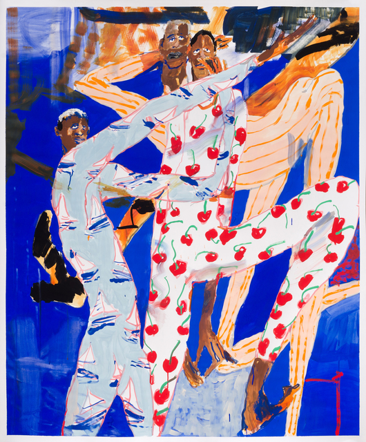 Michael Taylor (b. 1979), ‘Underwater Pyjama Party’, 2018, Painting, Pencil and flashe on paper, WHATIFTHEWORLD