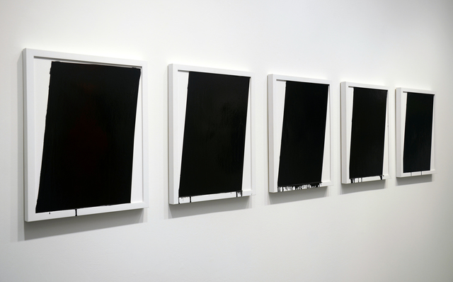 Vincent Como, ‘Untitled’, 2012, Painting, Enamel on framed matboard (5 individual works), Minus Space