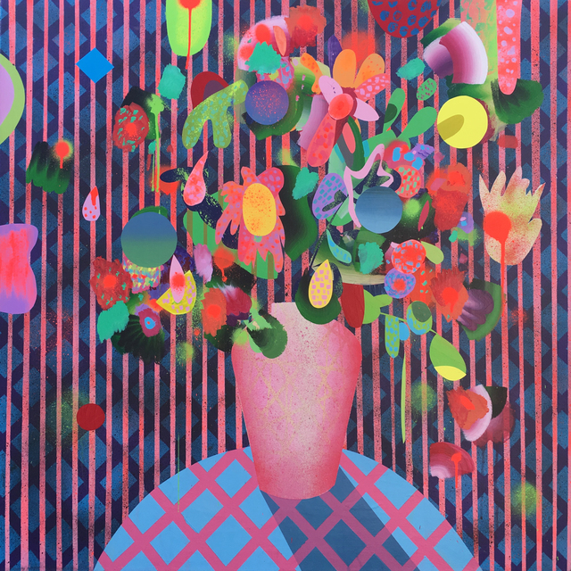 Tom Berenz, ‘"Stripes in Bloom"’, 2017, Parlor Gallery