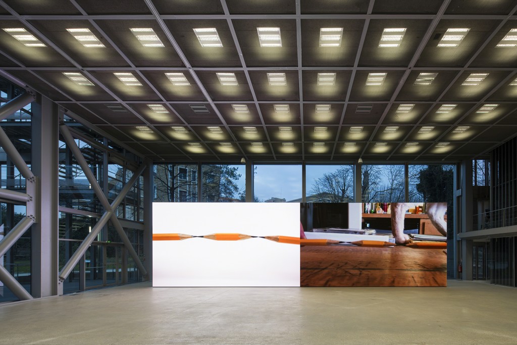 View of the exhibition Bruce Nauman, Fondation Cartier pour l’art contemporain, 2015. Visuel © Luc Boegly View of the exhibition Bruce Nauman, Fondation Cartier pour l’art contemporain, 2015. Visuel © Luc Boegly