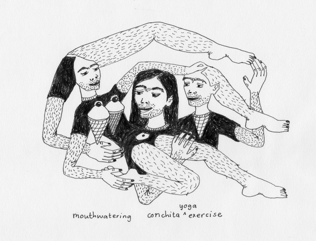 Marlene Steyn, ‘Mouthwatering Conchita Yoga Exercise’, 2015, Lychee One
